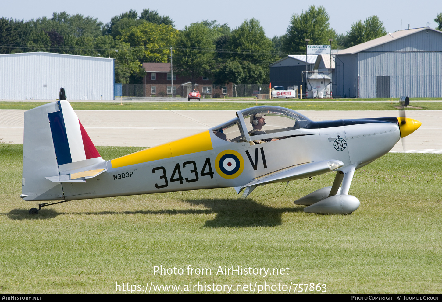 Aircraft Photo of N303P / 3434-VI | Van's RV-7 | Canada - Air Force | AirHistory.net #757863