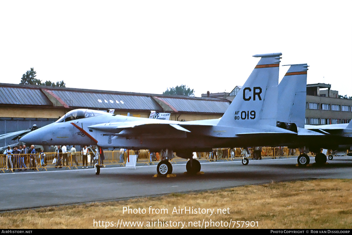 Aircraft Photo of 80-0019 / AF80-019 | McDonnell Douglas F-15C Eagle | USA - Air Force | AirHistory.net #757901