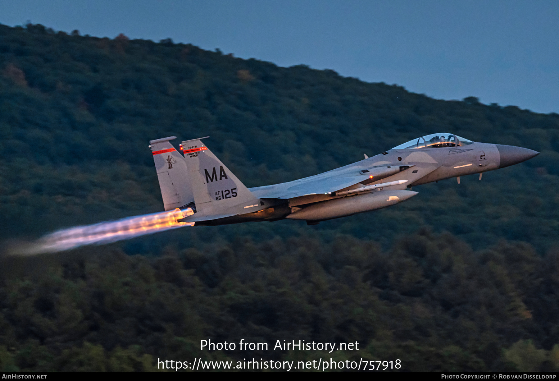 Aircraft Photo of 85-0125 / AF85-0125 | McDonnell Douglas F-15C Eagle | USA - Air Force | AirHistory.net #757918