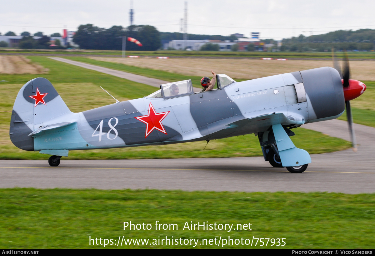 Aircraft Photo of RA-3482K / 48 white | Yakovlev Yak-3U | Soviet Union - Air Force | AirHistory.net #757935