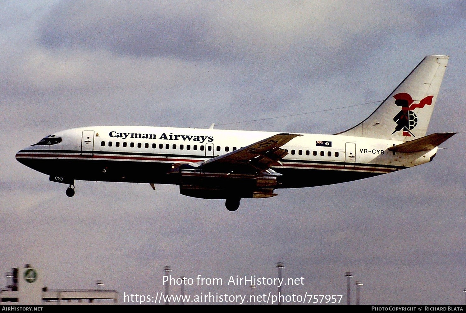 Aircraft Photo of VR-CYB | Boeing 737-242/Adv | Cayman Airways | AirHistory.net #757957