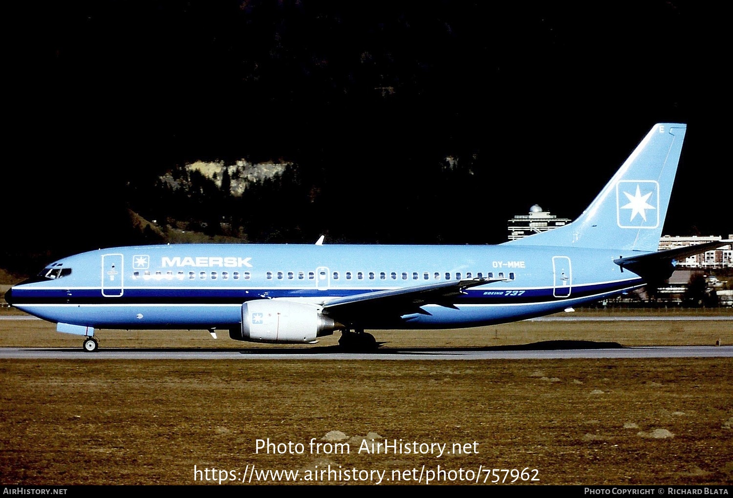 Aircraft Photo of OY-MME | Boeing 737-3L9 | Maersk Air | AirHistory.net #757962