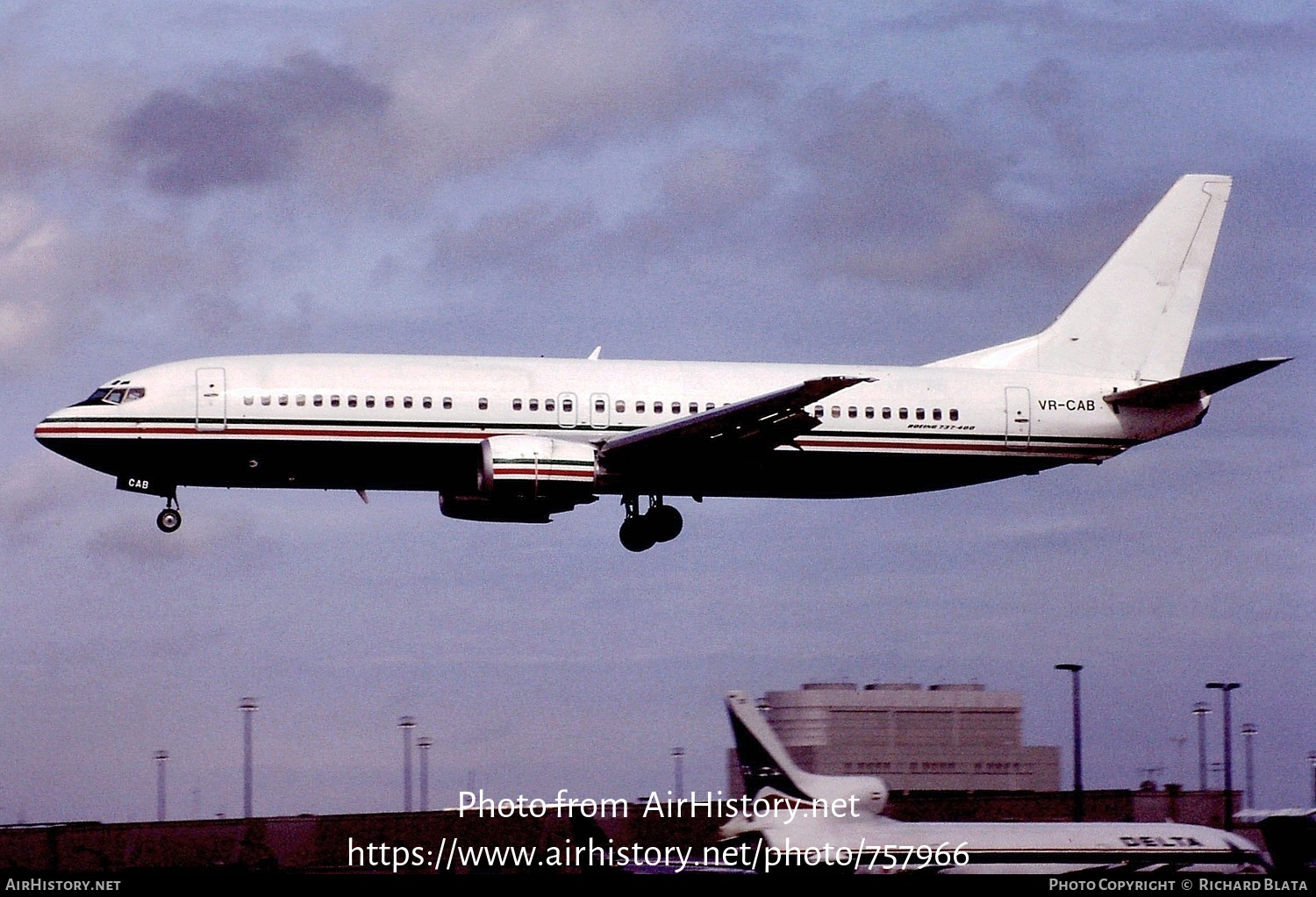 Aircraft Photo of VR-CAB | Boeing 737-4Y0 | AirHistory.net #757966