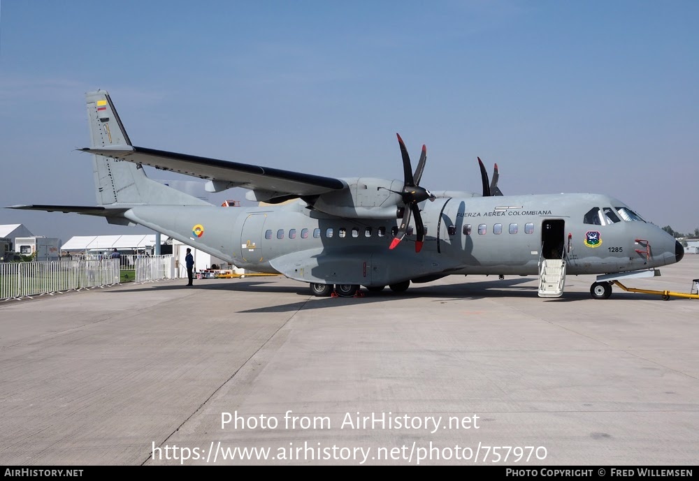 Aircraft Photo of 1285 | CASA C295M | Colombia - Air Force | AirHistory.net #757970