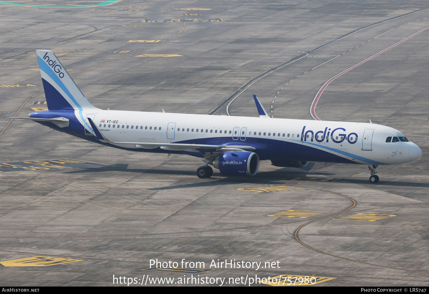 Aircraft Photo of VT-ICC | Airbus A321-251NX | IndiGo | AirHistory.net #757980