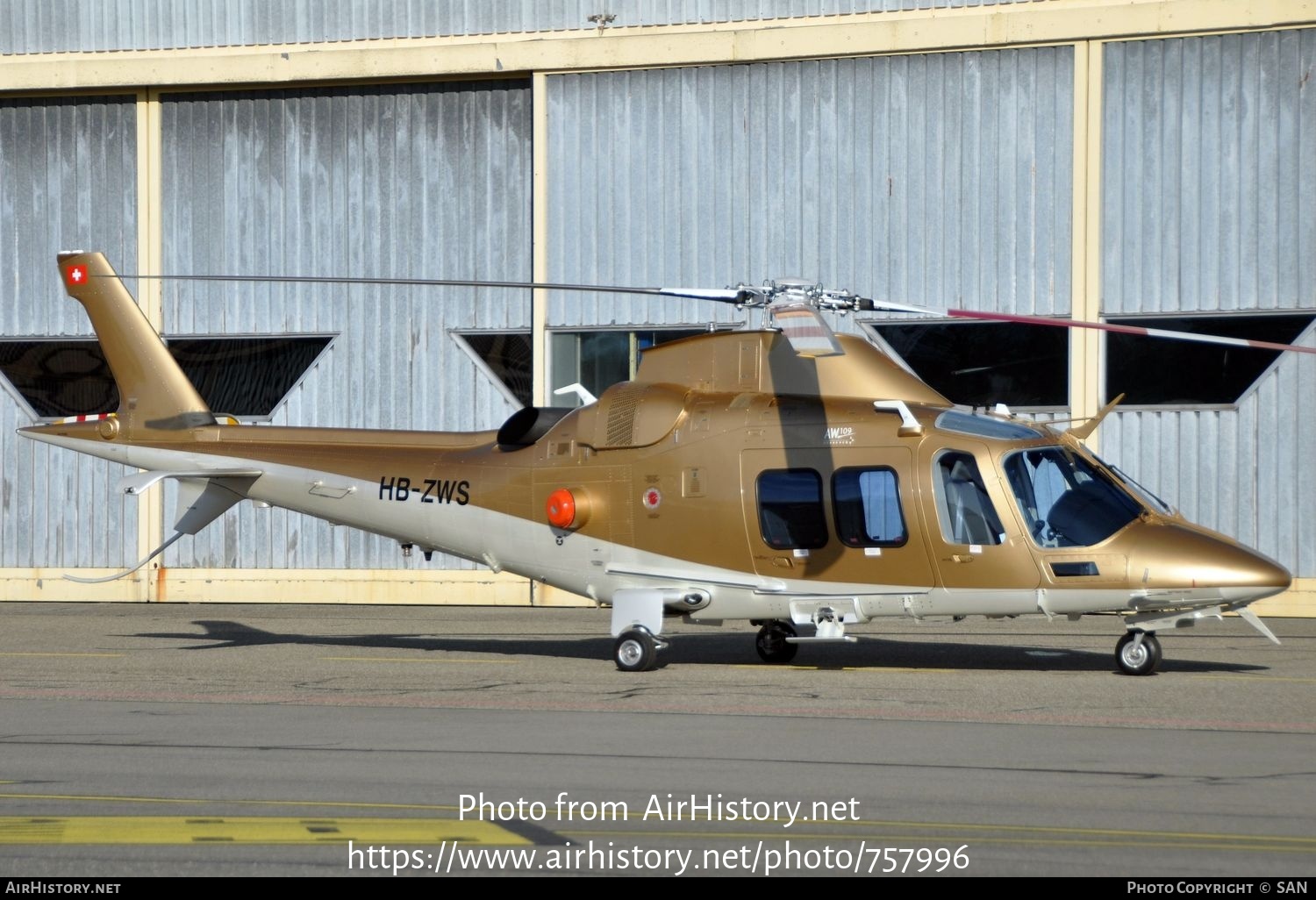 Aircraft Photo of HB-ZWS | AgustaWestland AW-109SP GrandNew | AirHistory.net #757996