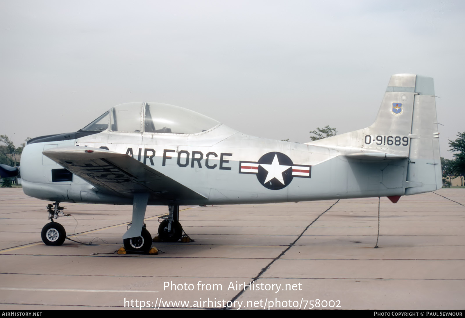 Aircraft Photo of 49-1689 / 0-91689 | North American T-28A Trojan | USA - Air Force | AirHistory.net #758002