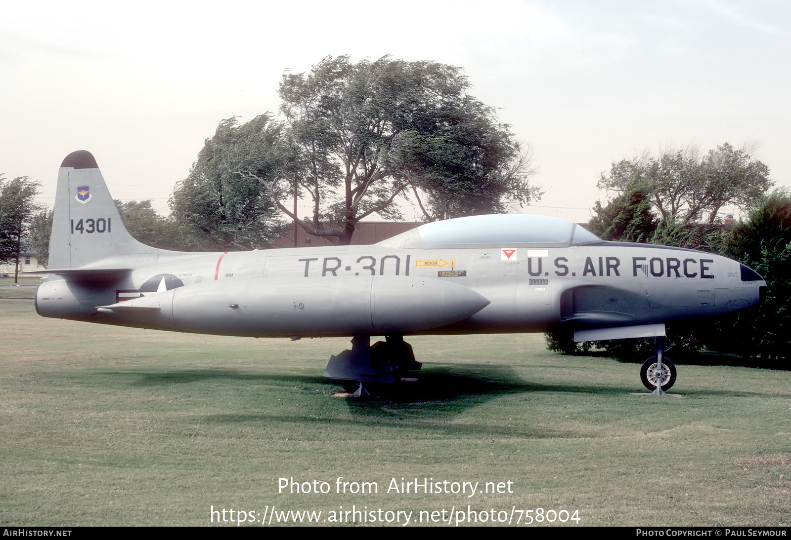 Aircraft Photo of 51-4301 / 14301 | Lockheed T-33A | USA - Air Force | AirHistory.net #758004