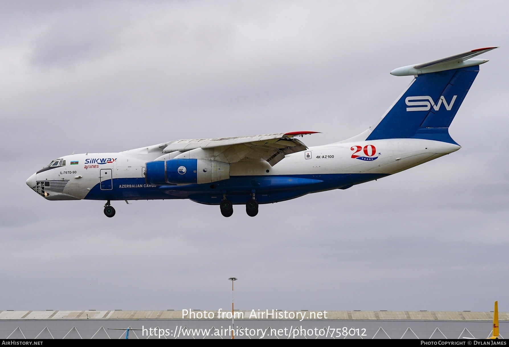 Aircraft Photo of 4K-AZ100 | Ilyushin Il-76TD-90SW | Silk Way Airlines | AirHistory.net #758012