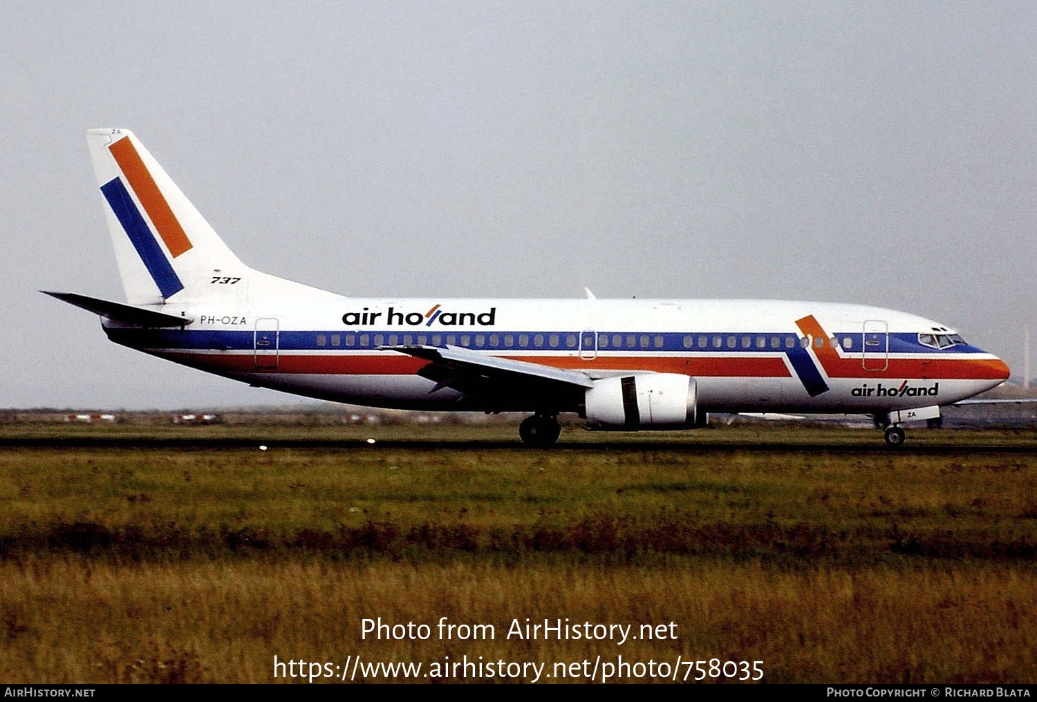 Aircraft Photo of PH-OZA | Boeing 737-3L9 | Air Holland | AirHistory.net #758035