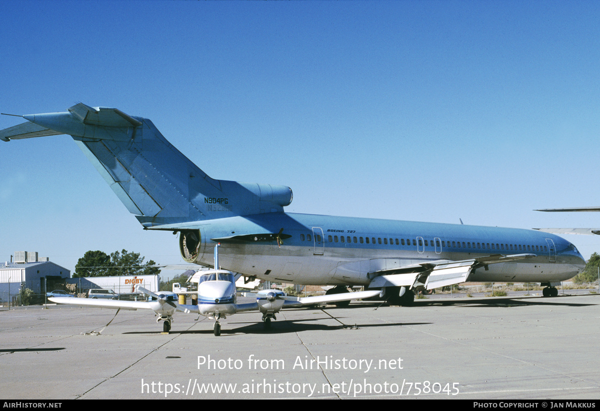 Aircraft Photo of N904PG | Boeing 727-281 | Korean Air | AirHistory.net #758045