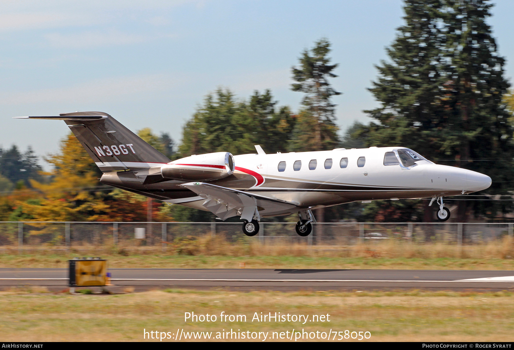 Aircraft Photo of N38GT | Cessna 525A CitationJet CJ2 | AirHistory.net #758050