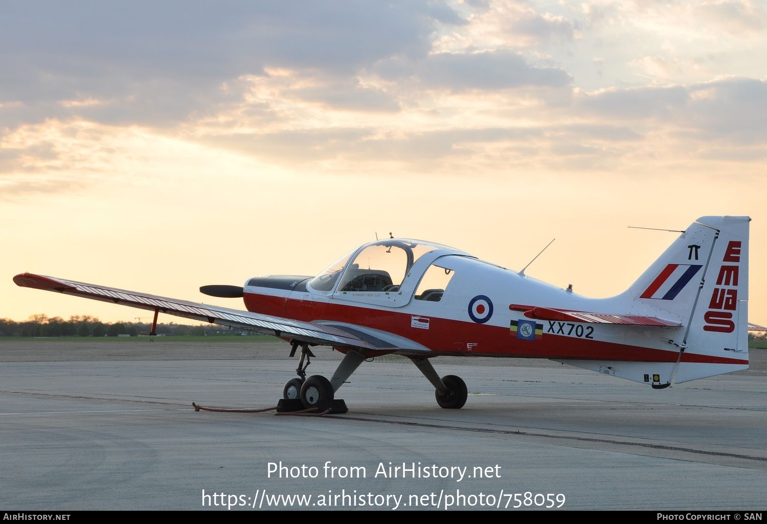 Aircraft Photo of G-CBCR / XX702 | Scottish Aviation Bulldog T1 | UK - Air Force | AirHistory.net #758059