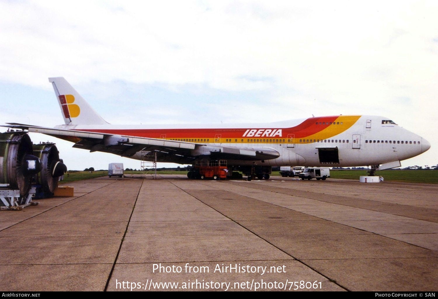 Aircraft Photo of TF-ABW | Boeing 747-128 | Iberia | AirHistory.net #758061