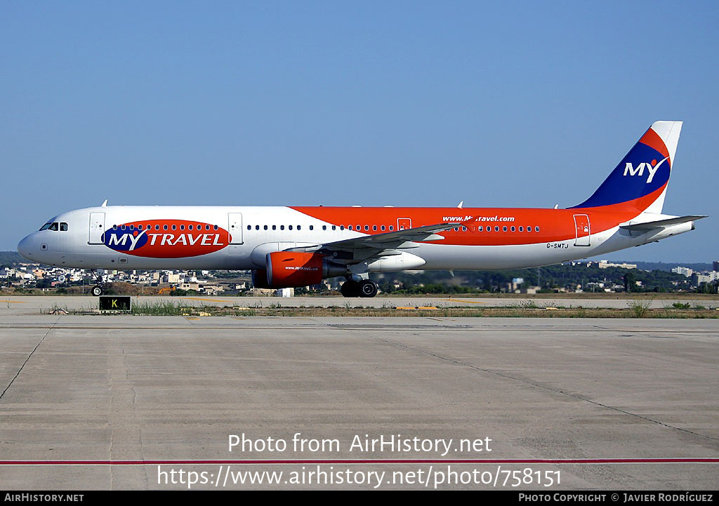 Aircraft Photo of G-SMTJ | Airbus A321-211 | MyTravel Airways | AirHistory.net #758151