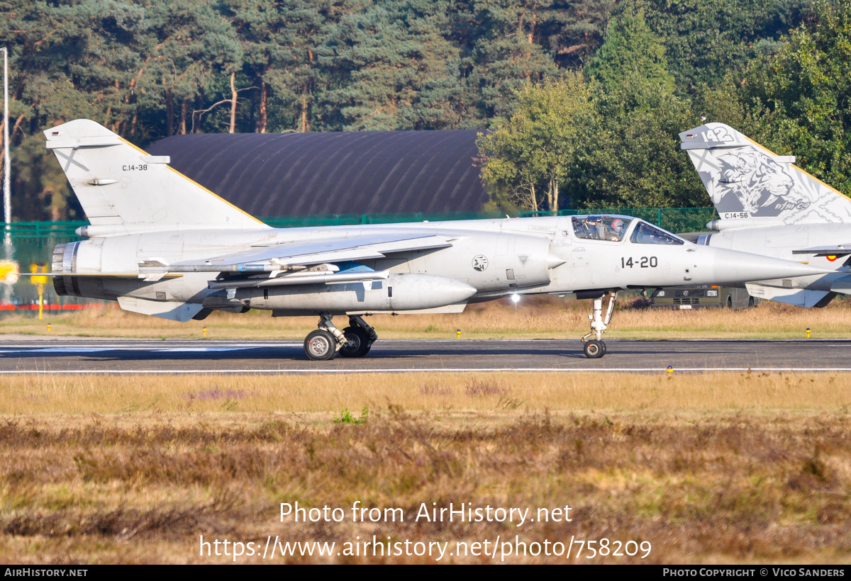 Aircraft Photo of C14-38 | Dassault Mirage F1M | Spain - Air Force | AirHistory.net #758209