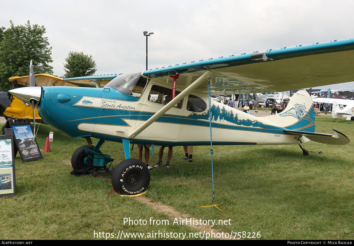 Aircraft Photo of N3224A | Cessna 170B | AirHistory.net #758226