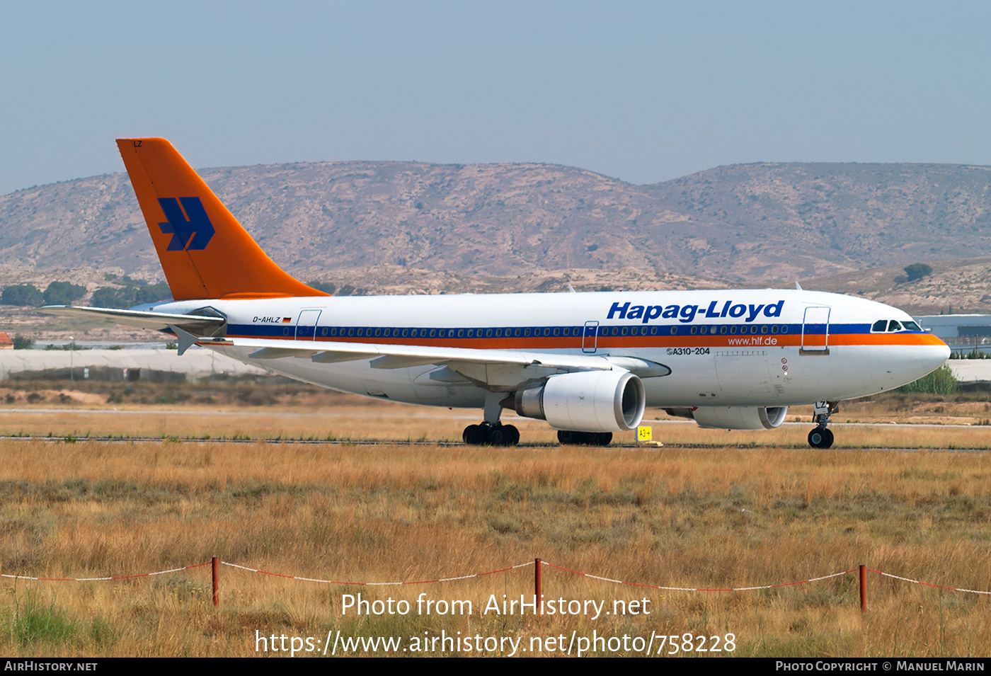 Aircraft Photo of D-AHLZ | Airbus A310-204 | Hapag-Lloyd | AirHistory.net #758228