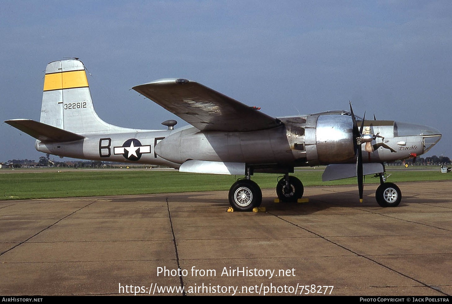 Aircraft Photo of N3710G / 322612 | Douglas A-26C Invader | USA - Air Force | AirHistory.net #758277