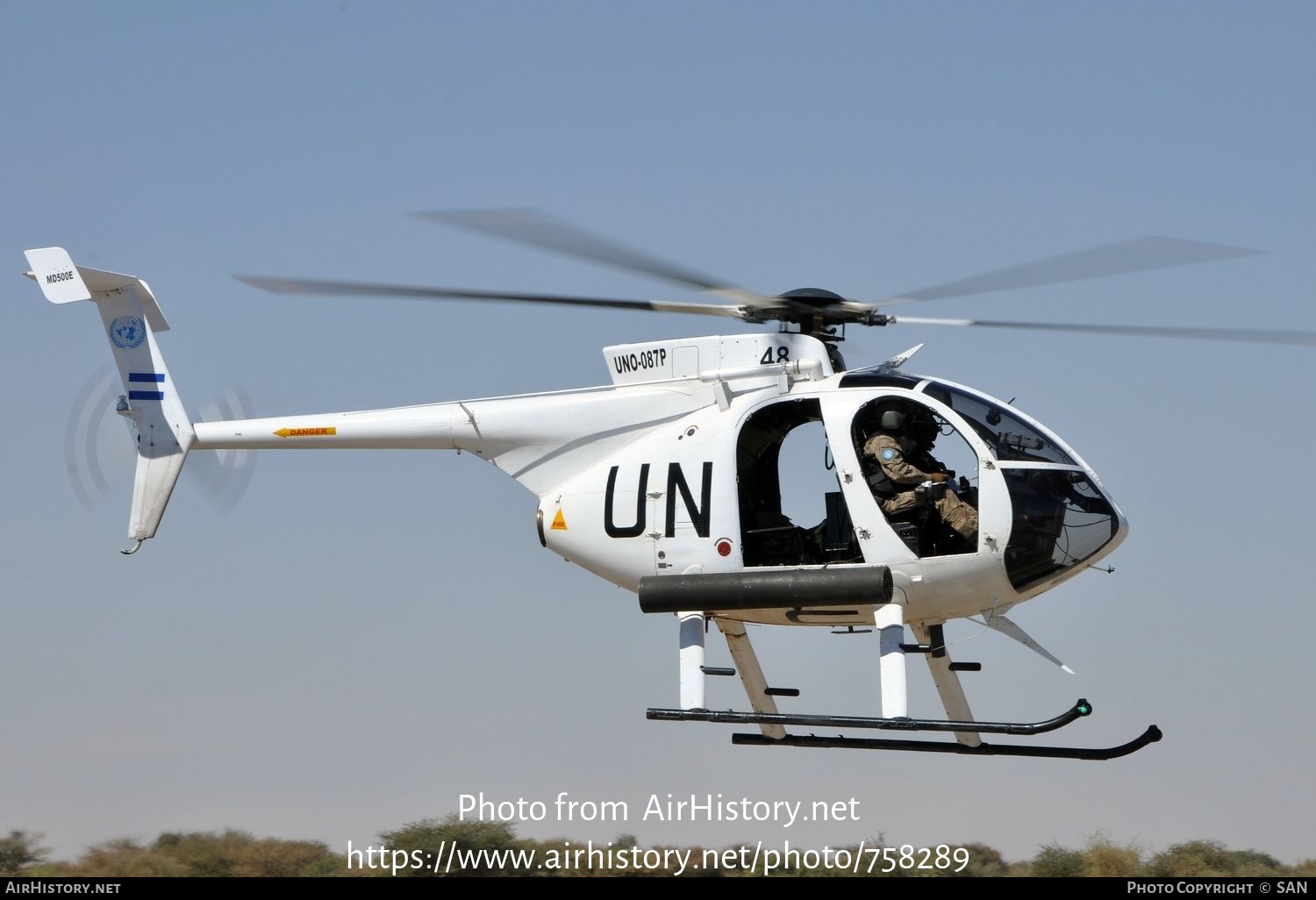 Aircraft Photo of 48 / UNO-087P | MD Helicopters MD-500E (369E) | El Salvador - Air Force | AirHistory.net #758289