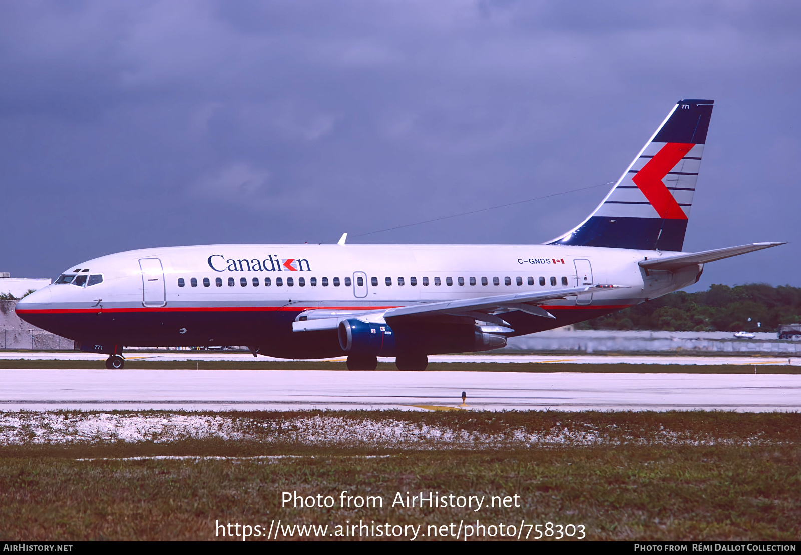 Aircraft Photo of C-GNDS | Boeing 737-2Q8/Adv | Canadian Airlines | AirHistory.net #758303