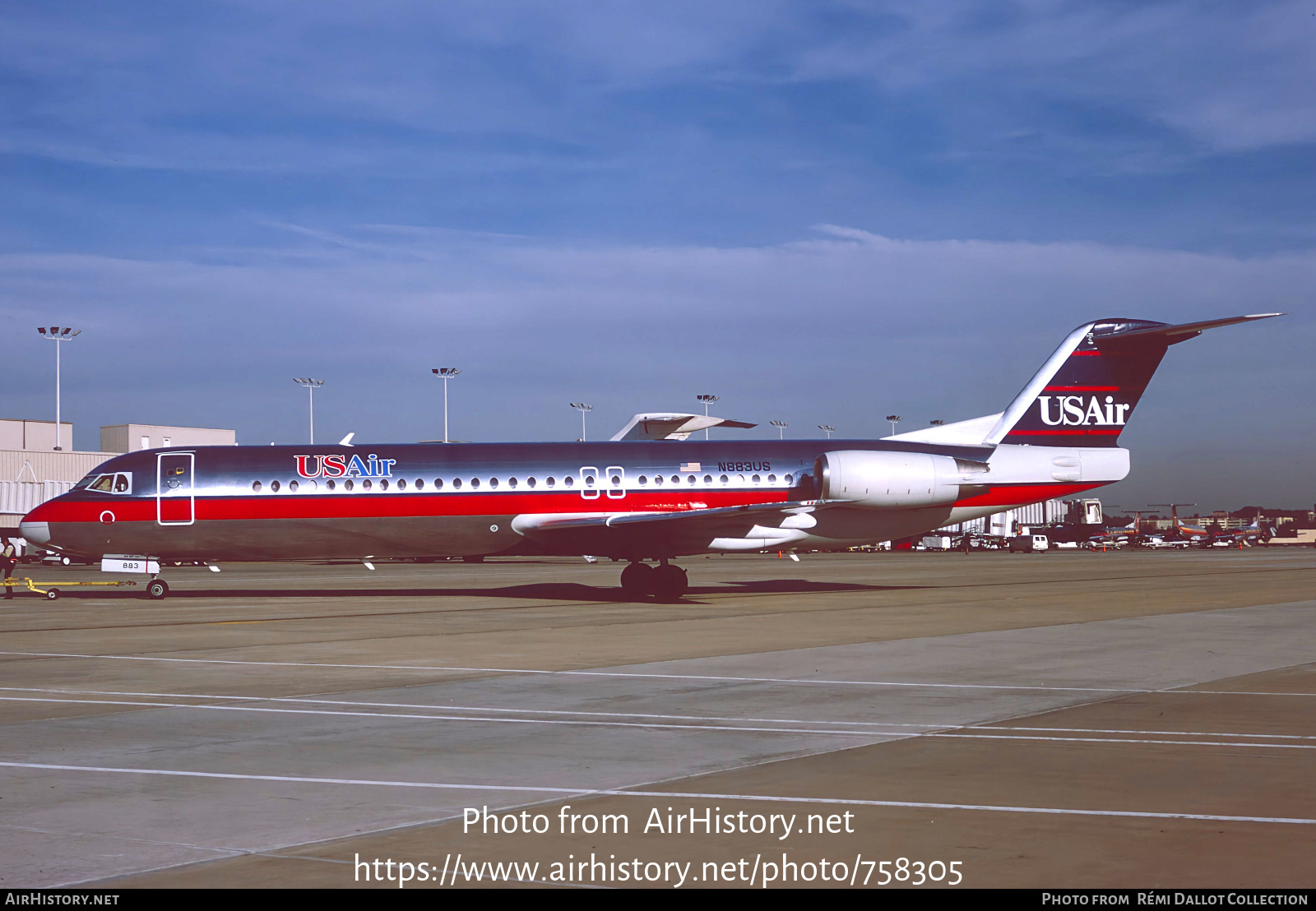 Aircraft Photo of N883US | Fokker 100 (F28-0100) | USAir | AirHistory.net #758305