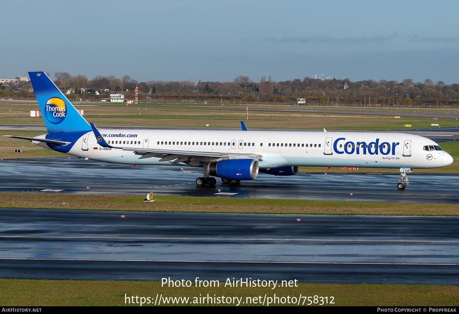 Aircraft Photo of D-ABOF | Boeing 757-330 | Thomas Cook Airlines | AirHistory.net #758312