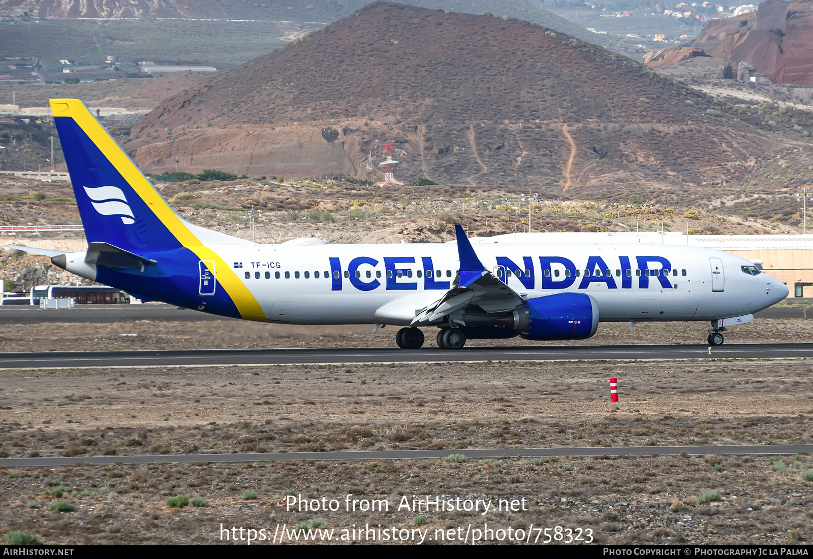 Aircraft Photo of TF-ICG | Boeing 737-8 Max 8 | Icelandair | AirHistory.net #758323