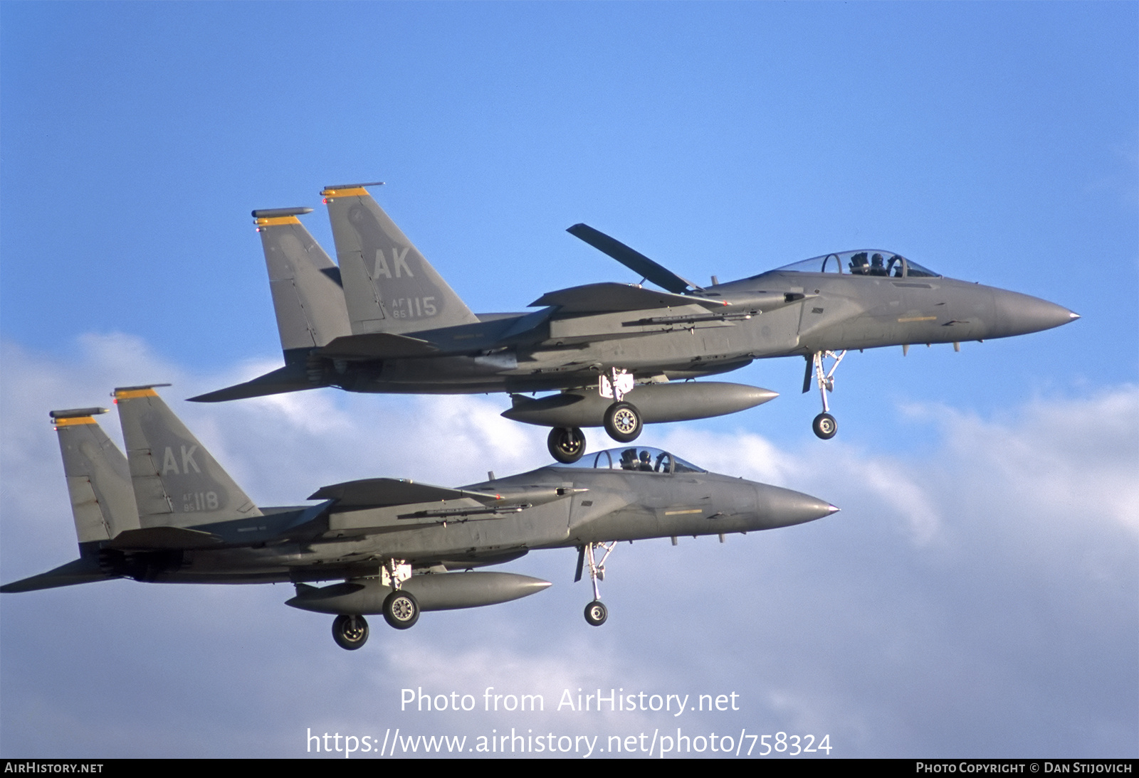 Aircraft Photo of 85-0115 / AF85-115 | McDonnell Douglas F-15C Eagle | USA - Air Force | AirHistory.net #758324