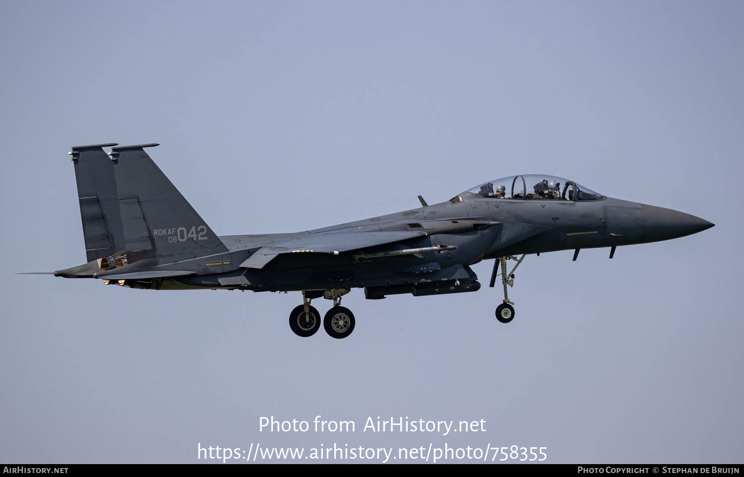 Aircraft Photo of 08-042 | Boeing F-15K Slam Eagle | South Korea - Air Force | AirHistory.net #758355