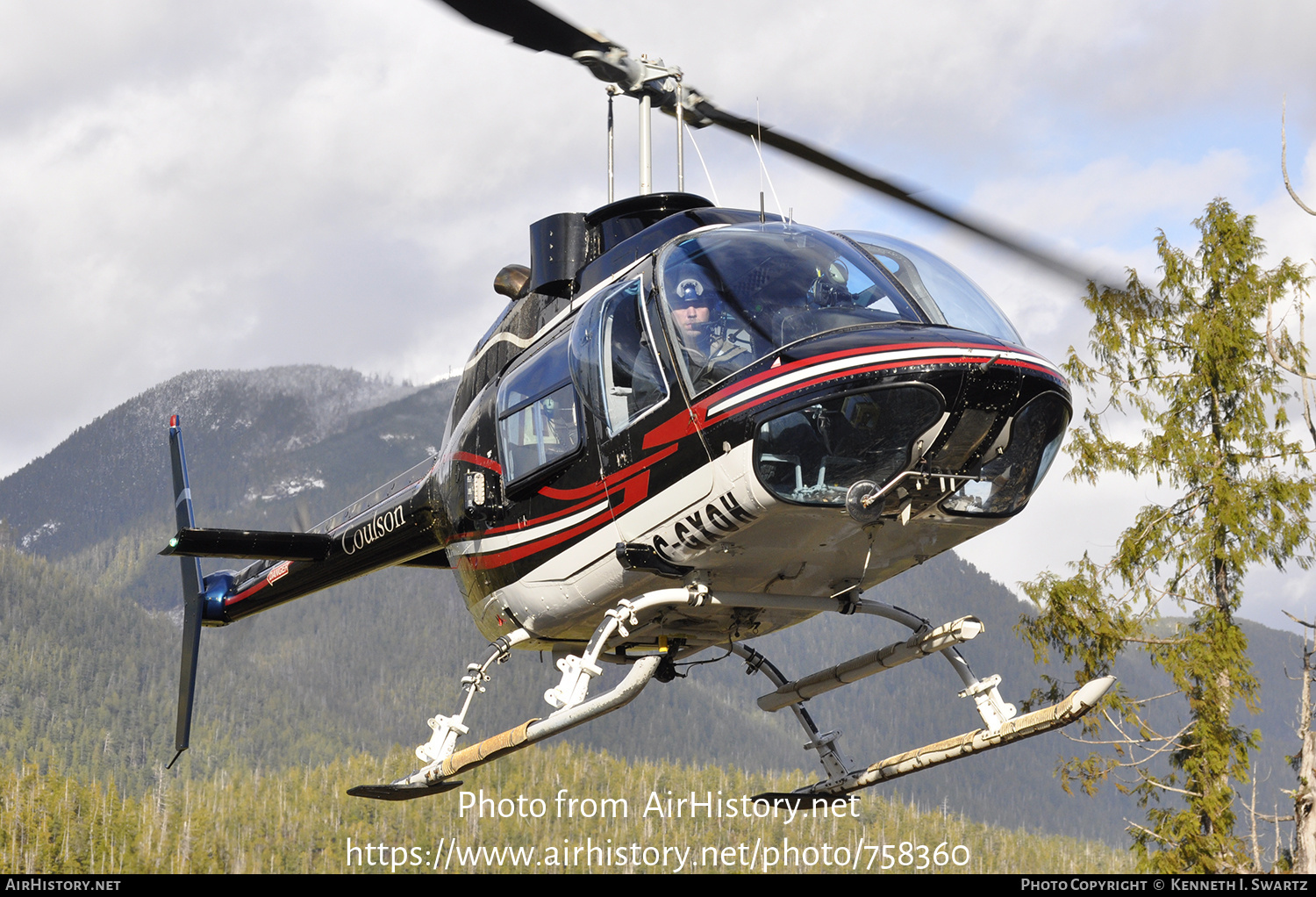 Aircraft Photo of C-GXOH | Bell 206B JetRanger II | Coulson Aircrane | AirHistory.net #758360