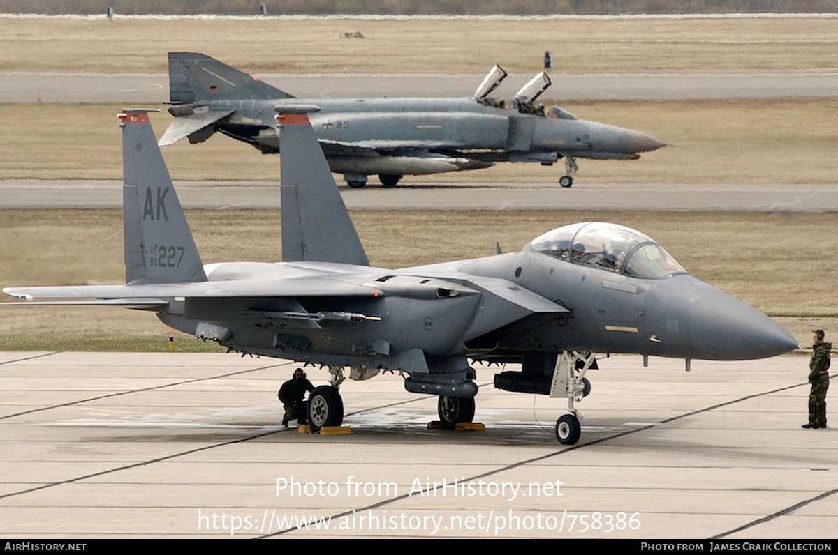 Aircraft Photo of 90-0227 | Boeing F-15E Strike Eagle | USA - Air Force | AirHistory.net #758386