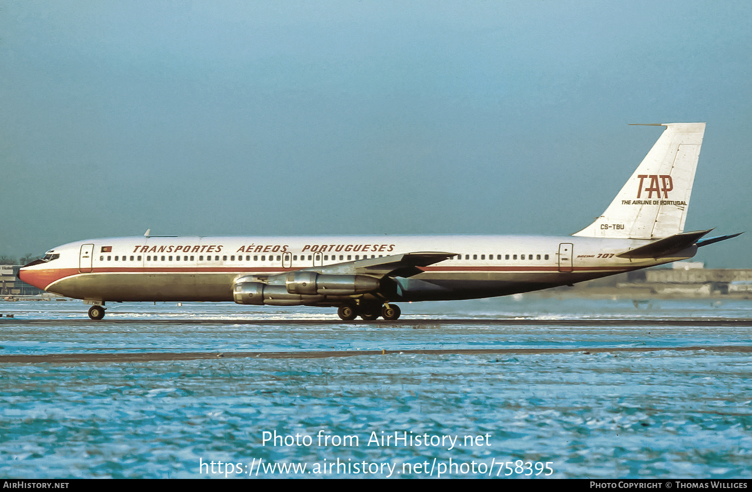 Aircraft Photo of CS-TBU | Boeing 707-3F5C | TAP - Transportes Aéreos Portugueses | AirHistory.net #758395