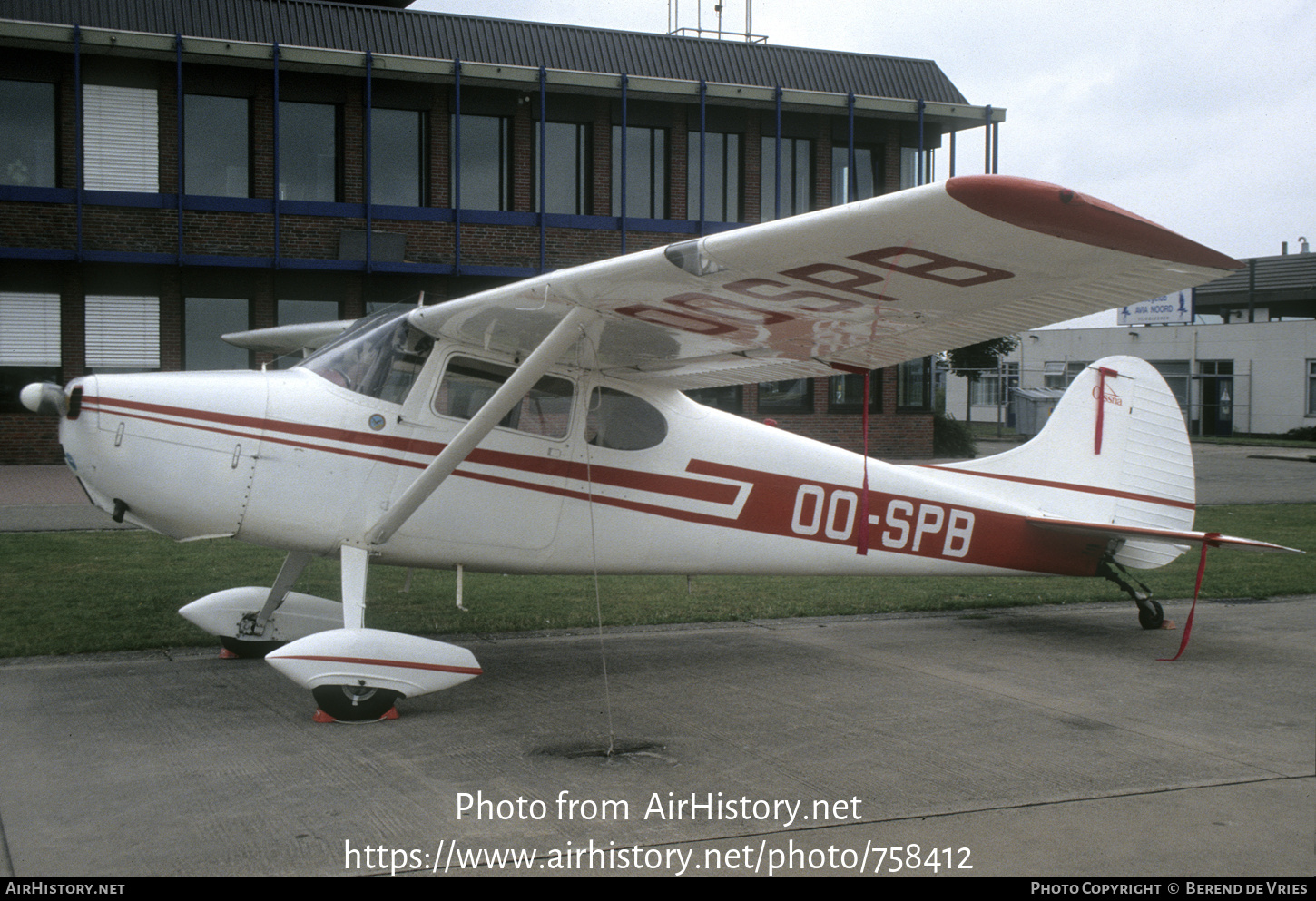 Aircraft Photo of OO-SPB | Cessna 170B | AirHistory.net #758412