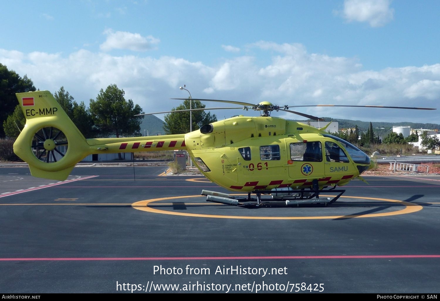 Aircraft Photo of EC-MMP | Airbus Helicopters EC-145T-2 | SAMU - Servicios de Asistencia Médica de Urgencias | AirHistory.net #758425