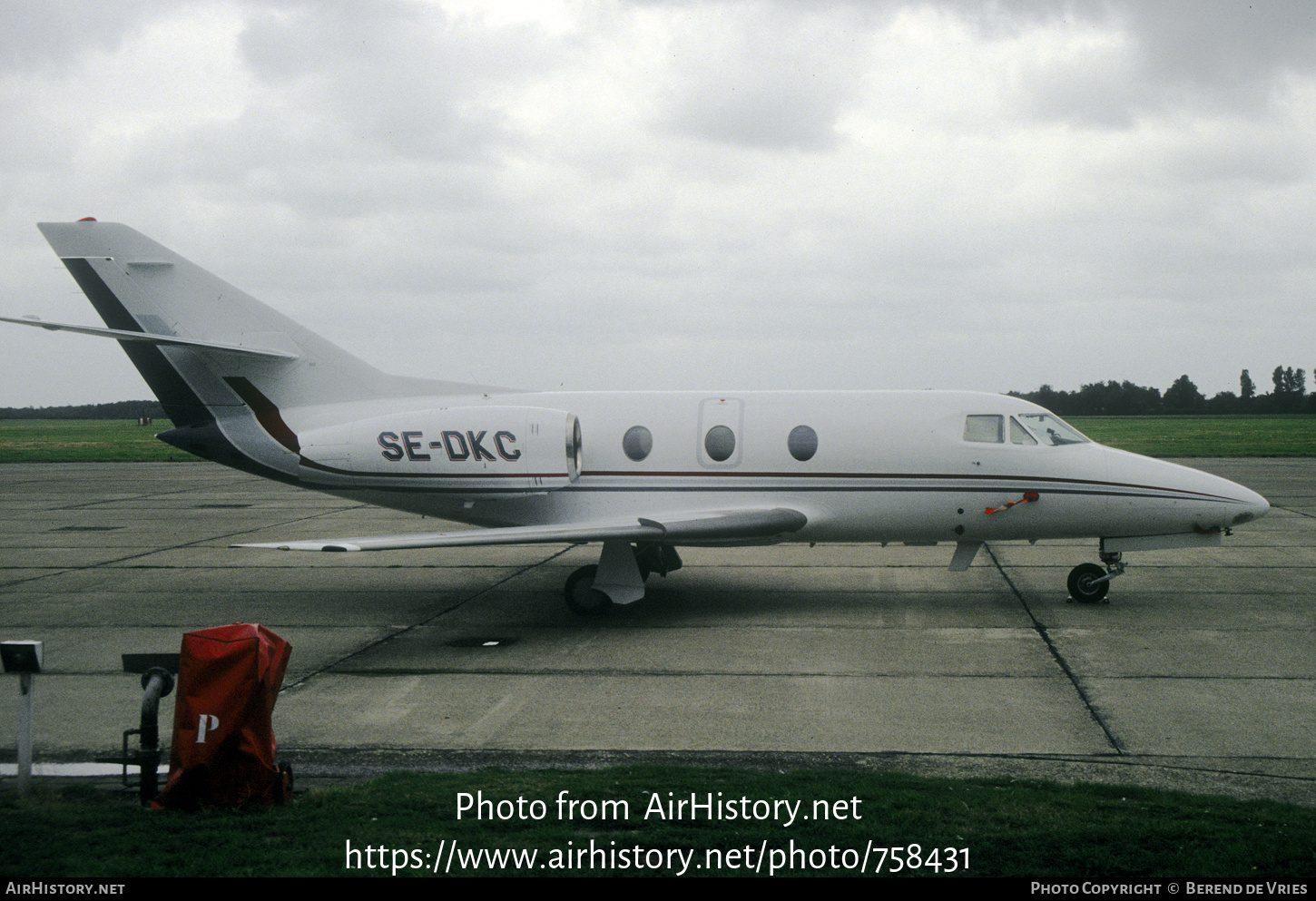 Aircraft Photo of SE-DKC | Dassault Falcon 10 | AirHistory.net #758431