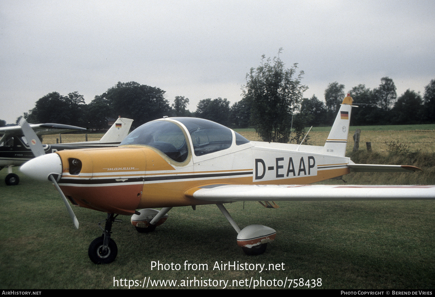 Aircraft Photo of D-EAAP | Bolkow BO-209 Monsun 160RV | AirHistory.net #758438