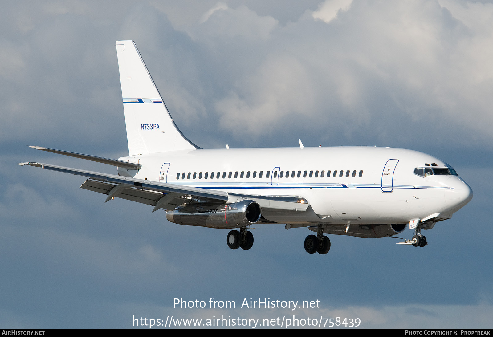 Aircraft Photo of N733PA | Boeing 737-205/Adv | AirHistory.net #758439