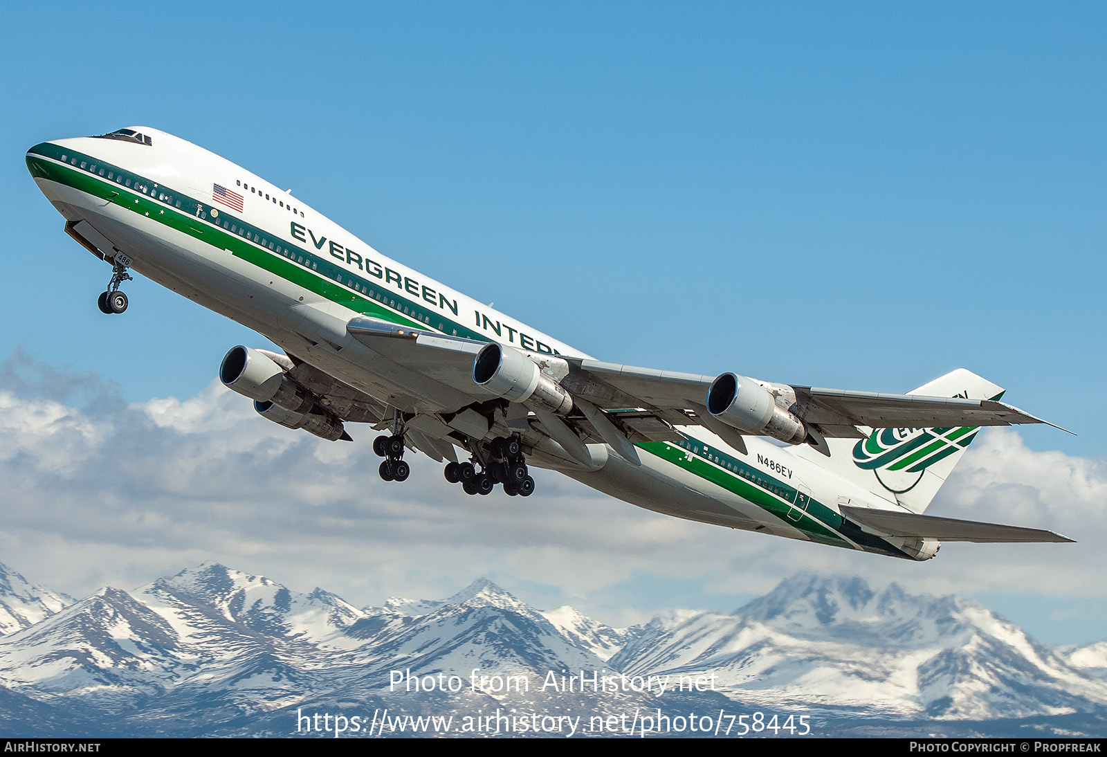 Aircraft Photo of N486EV | Boeing 747-212B(SF) | Evergreen International Airlines | AirHistory.net #758445