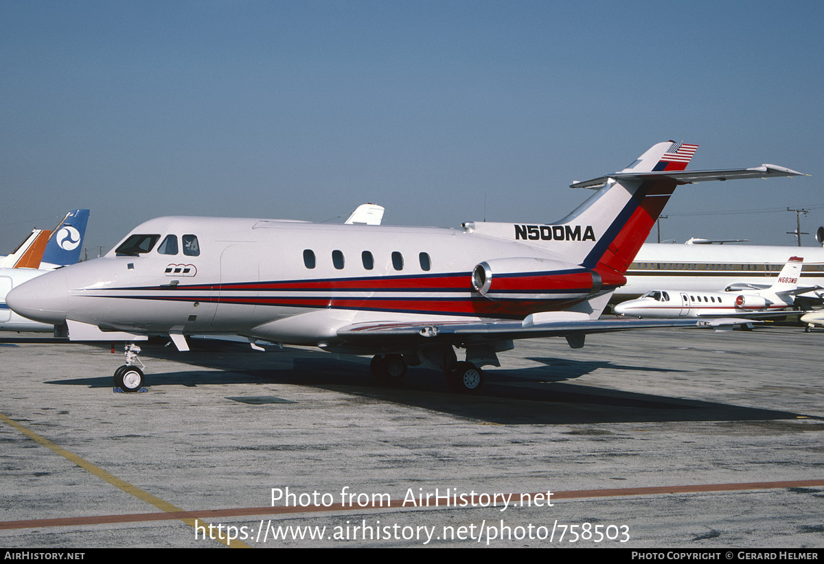 Aircraft Photo of N500MA | Hawker Siddeley HS-125-400A | AirHistory.net #758503