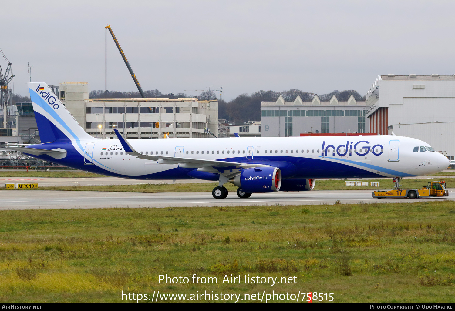 Aircraft Photo of D-AVYA / VT-IWV | Airbus A321-251NX | IndiGo | AirHistory.net #758515