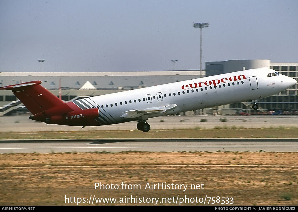 Aircraft Photo of G-AVMZ | BAC 111-510ED One-Eleven | European Aircharter - EAL/EAC | AirHistory.net #758533