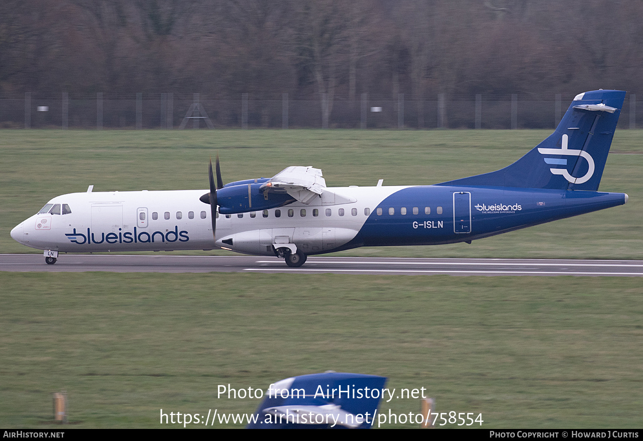 Aircraft Photo of G-ISLN | ATR ATR-72-500 (ATR-72-212A) | Blue Islands | AirHistory.net #758554