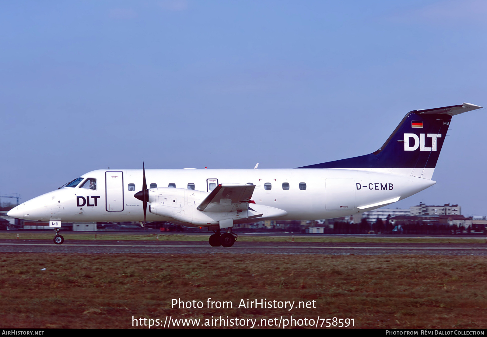 Aircraft Photo of D-CEMB | Embraer EMB-120RT Brasilia | DLT - Deutsche Luftverkehrsgesellschaft | AirHistory.net #758591