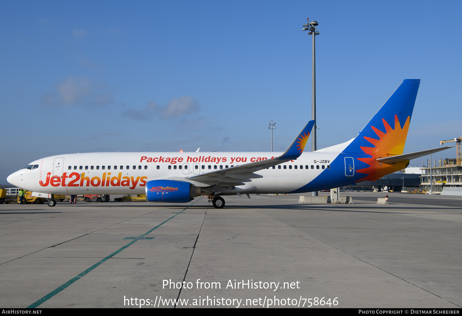 Aircraft Photo of G-JZBV | Boeing 737-85P | Jet2 Holidays | AirHistory.net #758646