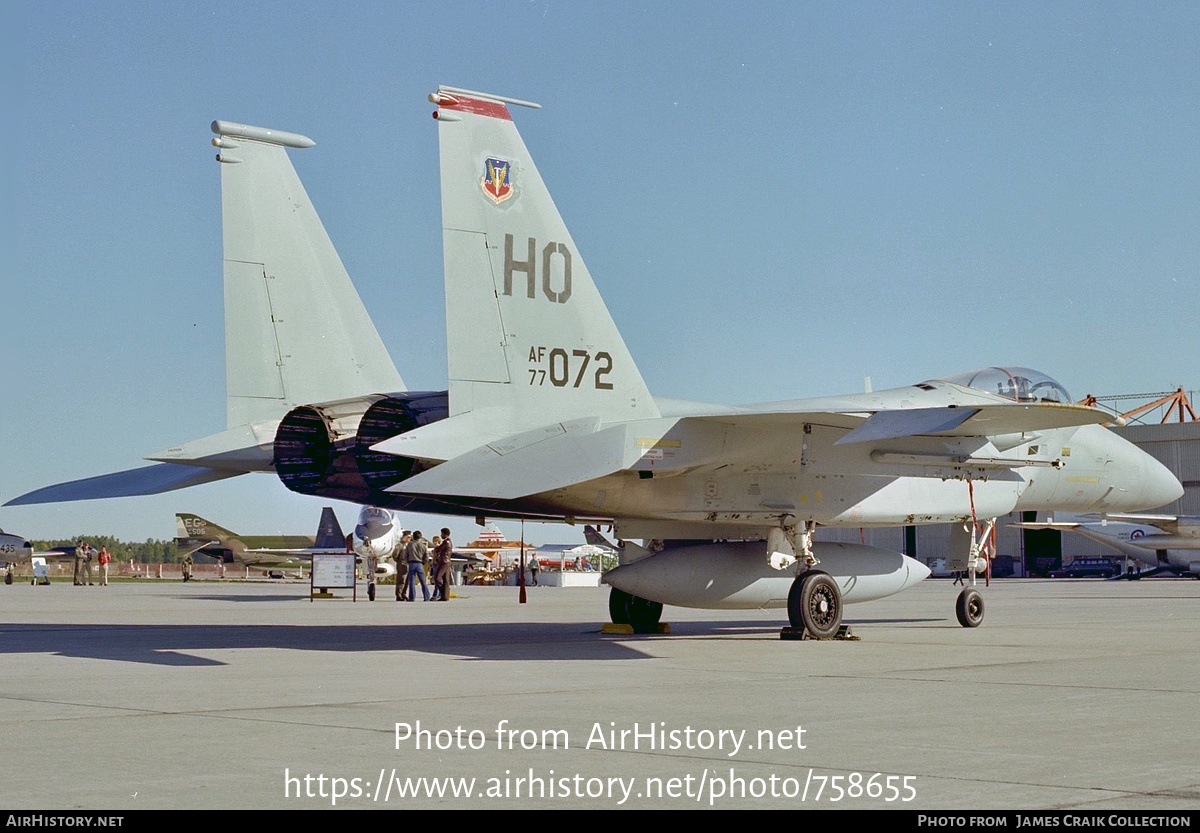 Aircraft Photo of 77-0072 | Boeing F-15E Strike Eagle | USA - Air Force | AirHistory.net #758655