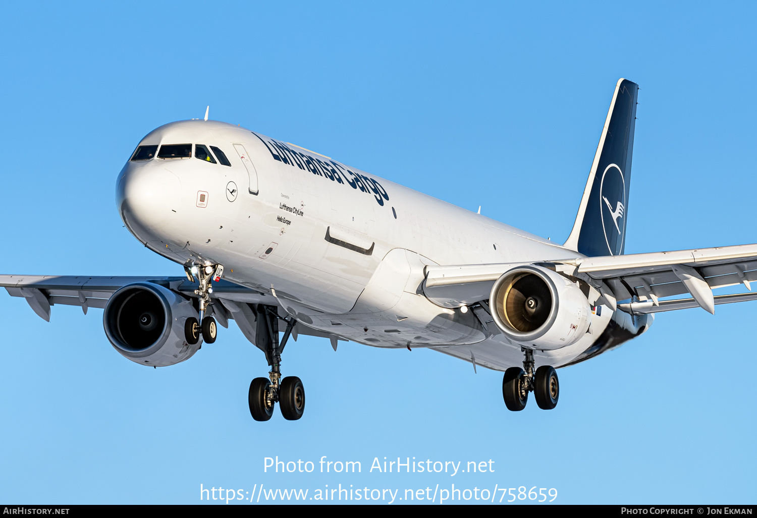 Aircraft Photo of D-AEUC | Airbus A321-211/P2F | Lufthansa Cargo | AirHistory.net #758659