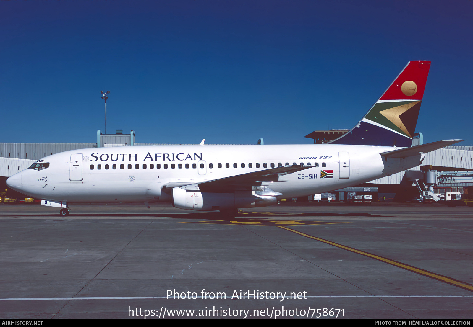 Aircraft Photo of ZS-SIH | Boeing 737-244/Adv | South African Airways | AirHistory.net #758671