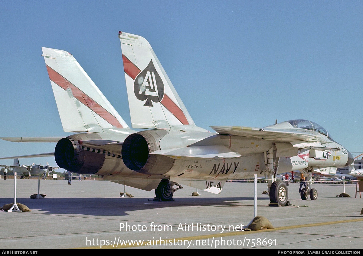 Aircraft Photo of 160383 | Grumman F-14A Tomcat | USA - Navy | AirHistory.net #758691