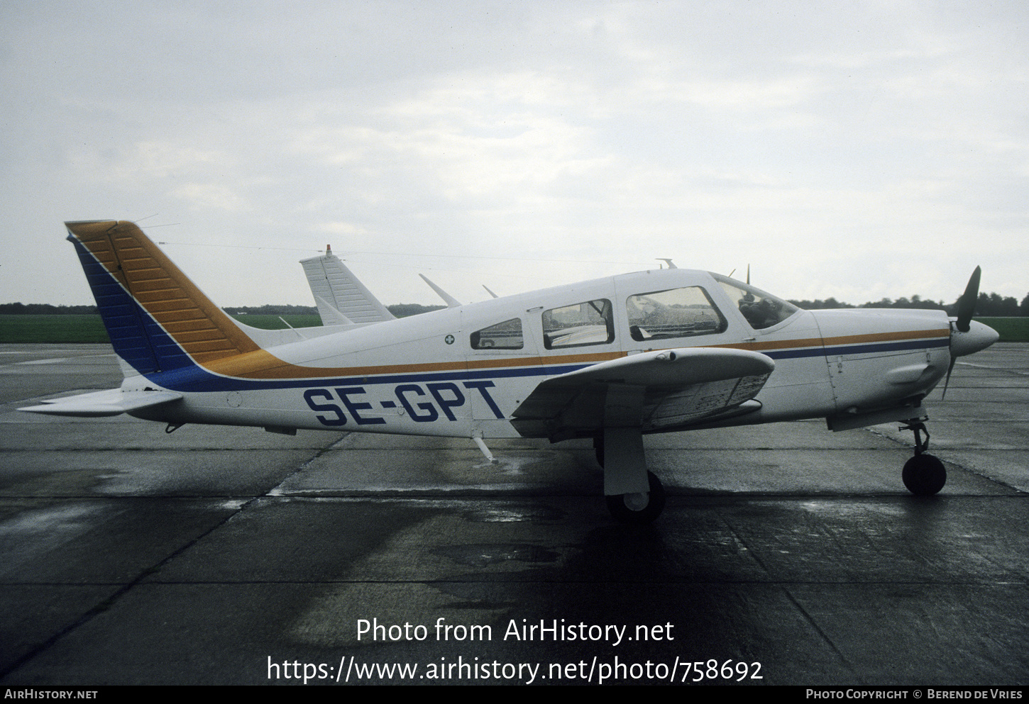 Aircraft Photo of SE-GPT | Piper PA-28R-201 Cherokee Arrow III | AirHistory.net #758692